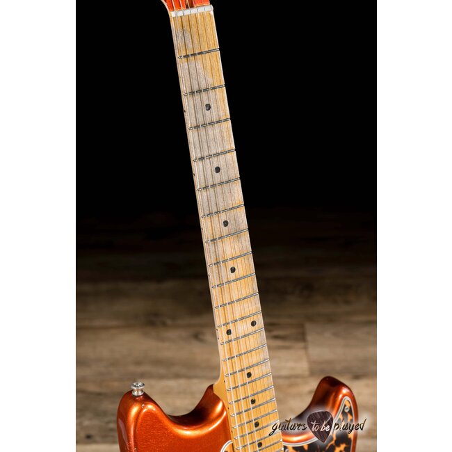 Fano MG6 Oltre Single PU Lollar Imperial Guitar w/ Gigbag – Candy Apple Orange