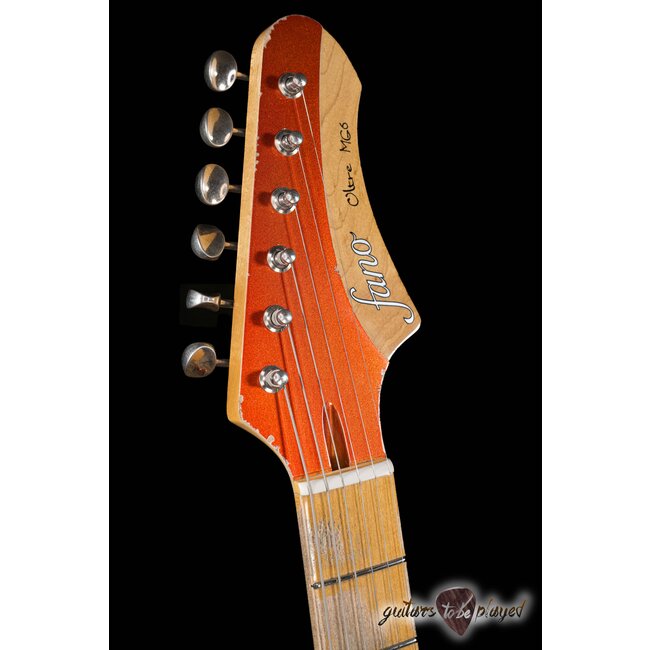 Fano MG6 Oltre Single PU Lollar Imperial Guitar w/ Gigbag – Candy Apple Orange