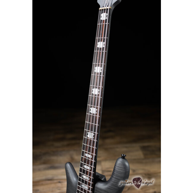 Spector Euro 5 LX 5-String Left-Handed Bass Guitar – Trans Black Stain Matte