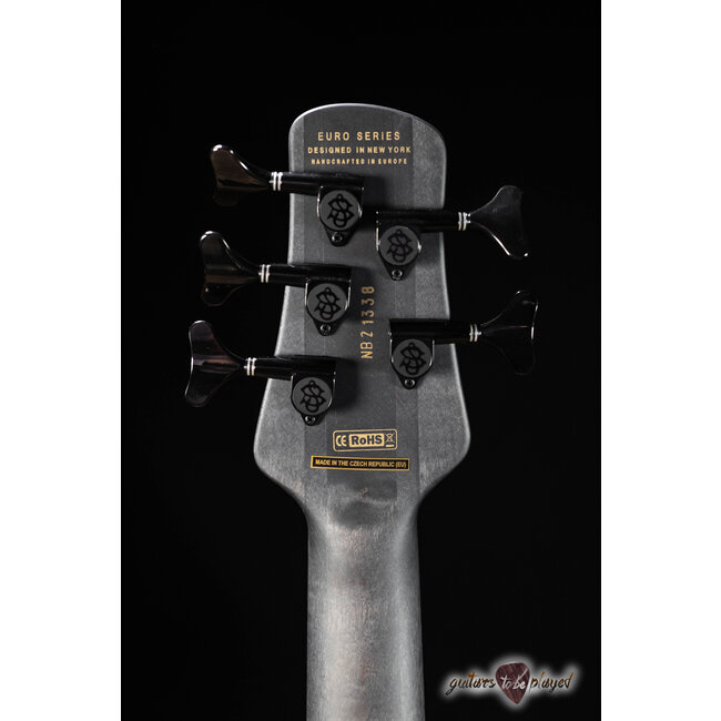 Spector Euro 5 LX 5-String Left-Handed Bass Guitar – Trans Black Stain Matte