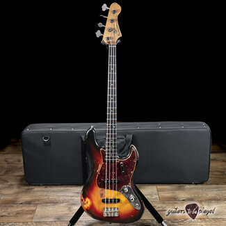 Bluesman Vintage Bluesman Vintage El Dorado 4-String Bass w/ Soft Case – 3-Tone Sunburst