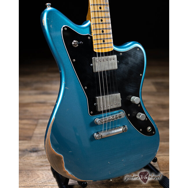 Fano JM6 Oltre Maple Neck Humbucker Guitar w/ Gigbag – Lake Placid Blue