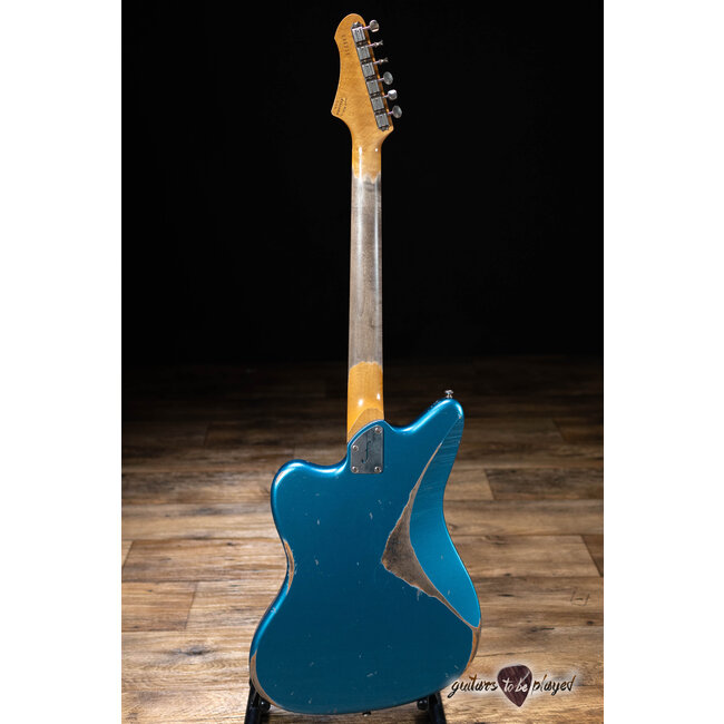 Fano JM6 Oltre Maple Neck Humbucker Guitar w/ Gigbag – Lake Placid Blue