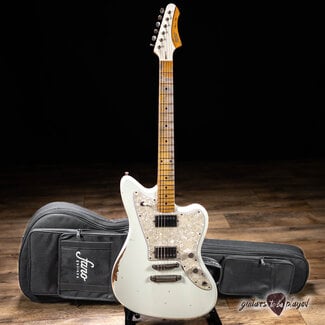 Fano Fano JM6 Oltre Maple Neck Humbucker Guitar w/ Gigbag – Olympic White
