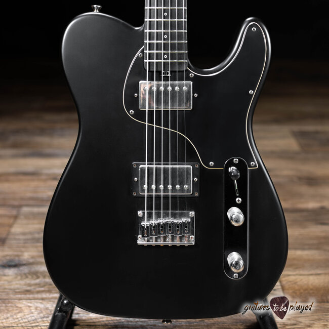 Shabat Lion Special Swamp Ash Baritone Guitar w/ Lollar El Rayos – Satin Black