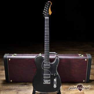 Shabat Guitars Shabat Lion Special Swamp Ash Baritone Guitar w/ Lollar El Rayos – Satin Black