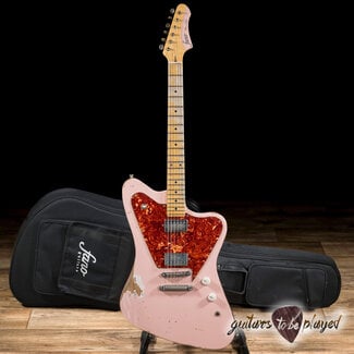 Fano Fano PX6 Oltre Maple Neck Suhr SSV Humbucker Guitar w/ Gigbag – Shell Pink