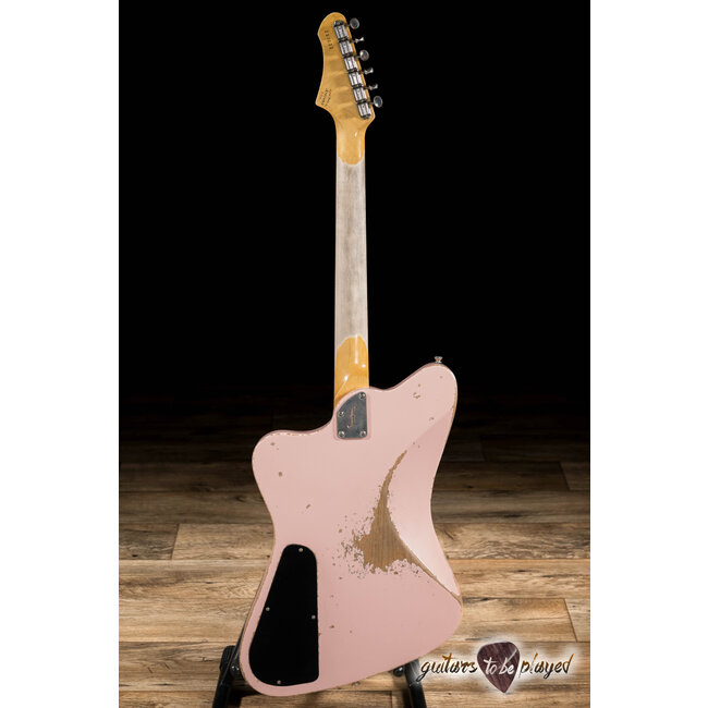Fano PX6 Oltre Maple Neck Suhr SSV Humbucker Guitar w/ Gigbag – Shell Pink