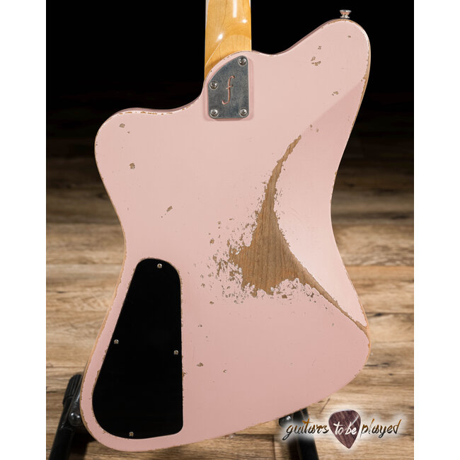 Fano PX6 Oltre Maple Neck Suhr SSV Humbucker Guitar w/ Gigbag – Shell Pink
