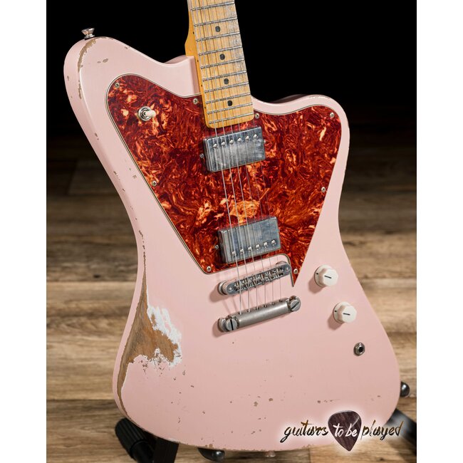 Fano PX6 Oltre Maple Neck Suhr SSV Humbucker Guitar w/ Gigbag – Shell Pink