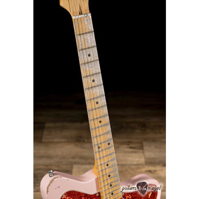 Fano PX6 Oltre Maple Neck Suhr SSV Humbucker Guitar w/ Gigbag – Shell Pink