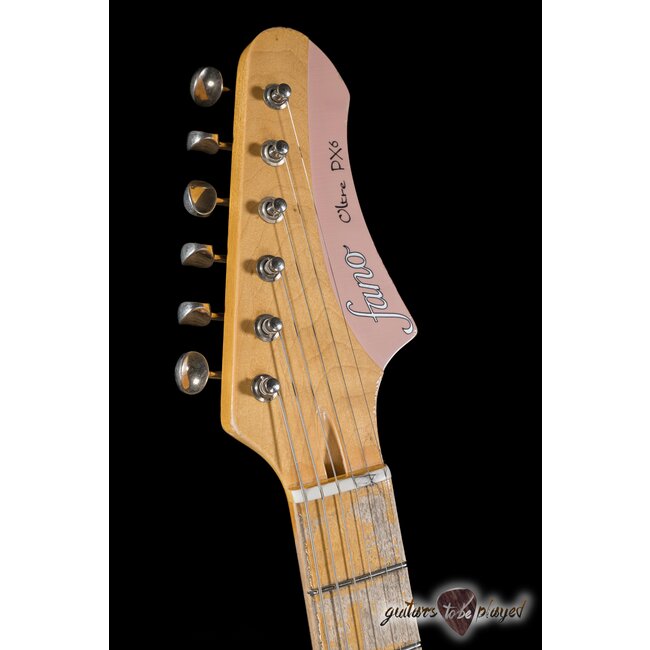Fano PX6 Oltre Maple Neck Suhr SSV Humbucker Guitar w/ Gigbag – Shell Pink