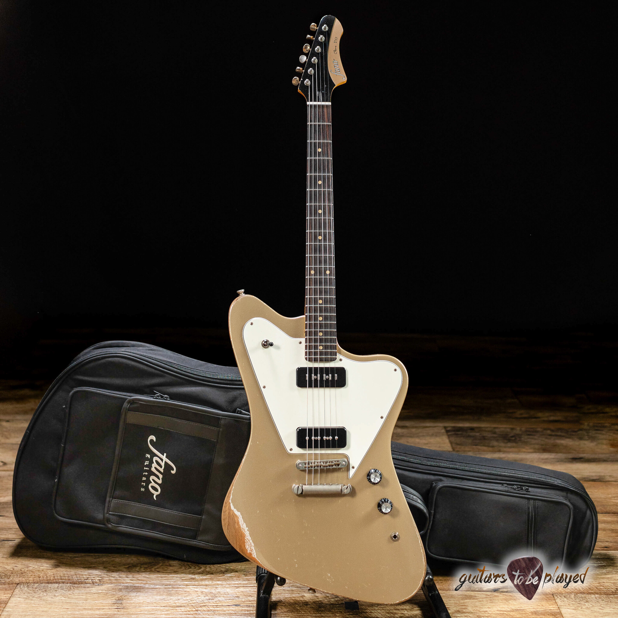 Fano PX6 Oltre P-90 Guitar w/ Gigbag – 3-Tone Sunburst