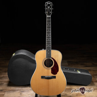 Fender PM-1 Deluxe Dreadnought Acoustic/Electric Guitar w/ Case - Natural