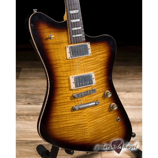 Fano PX6 Alt de Facto Flame Maple Top & Lollar Novel 90/Imperial – Tobacco Burst