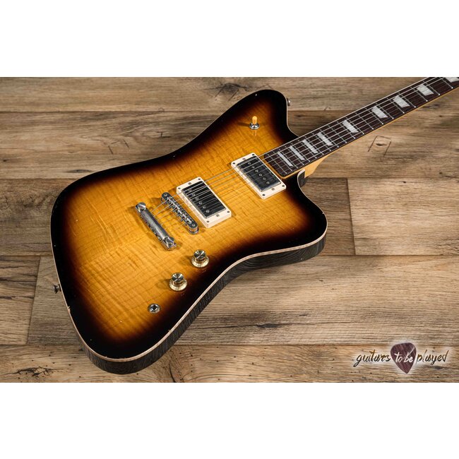 Fano PX6 Alt de Facto Flame Maple Top & Lollar Novel 90/Imperial – Tobacco Burst