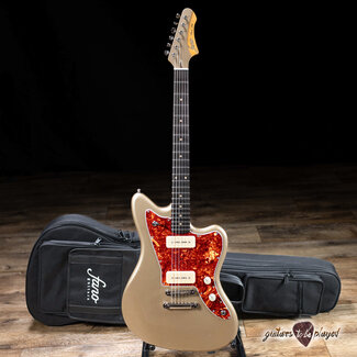 Fano Guitars Fano JM6 Oltre Lollar P-90 Guitar w/ Gigbag – Shoreline Gold