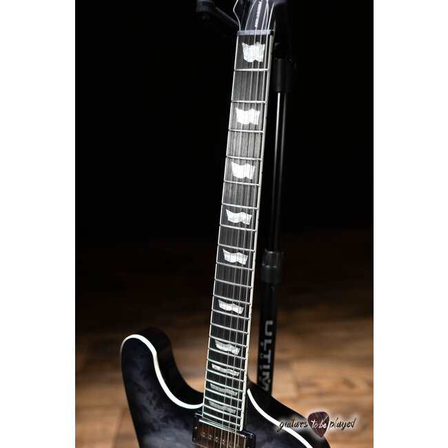 ESP LTD PHOENIX-1000 QM Left-Handed Guitar – See Thru Black Sunburst