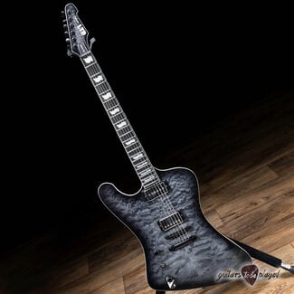 ESP LTD ESP LTD PHOENIX-1000 QM Left-Handed Guitar – See Thru Black Sunburst