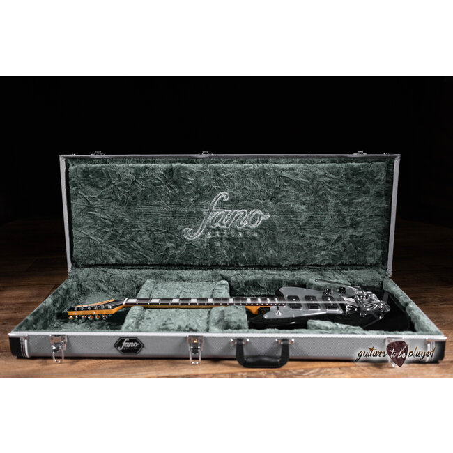 Fano JM6 Alt de Facto 3x Lollar P-90 Bigsby Guitar w/ Case – Bull Black