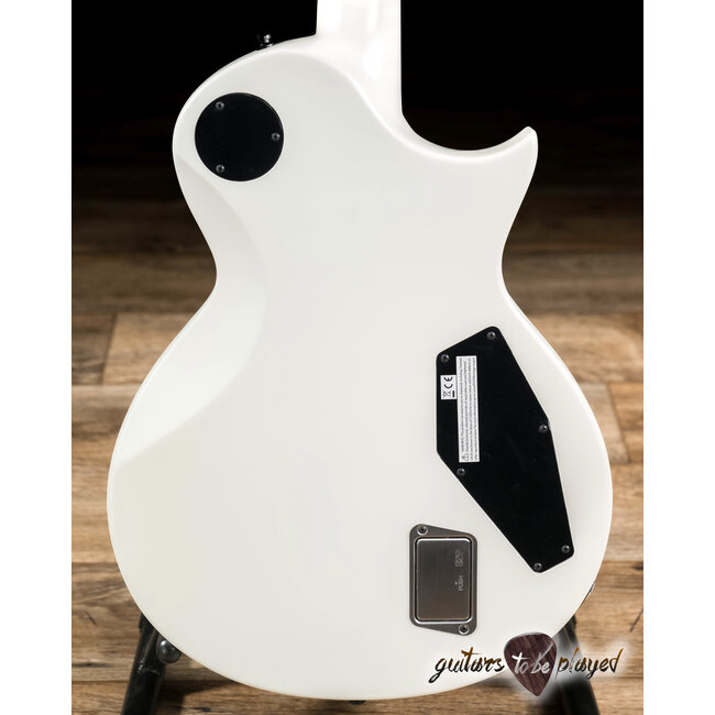 ESP E-II Eclipse LH Left-Handed EMG Guitar w/ Case – Snow White Satin
