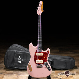 Fano Guitars Fano MG6 Oltre P-90 Electric Guitar w/ Gigbag – Shell Pink