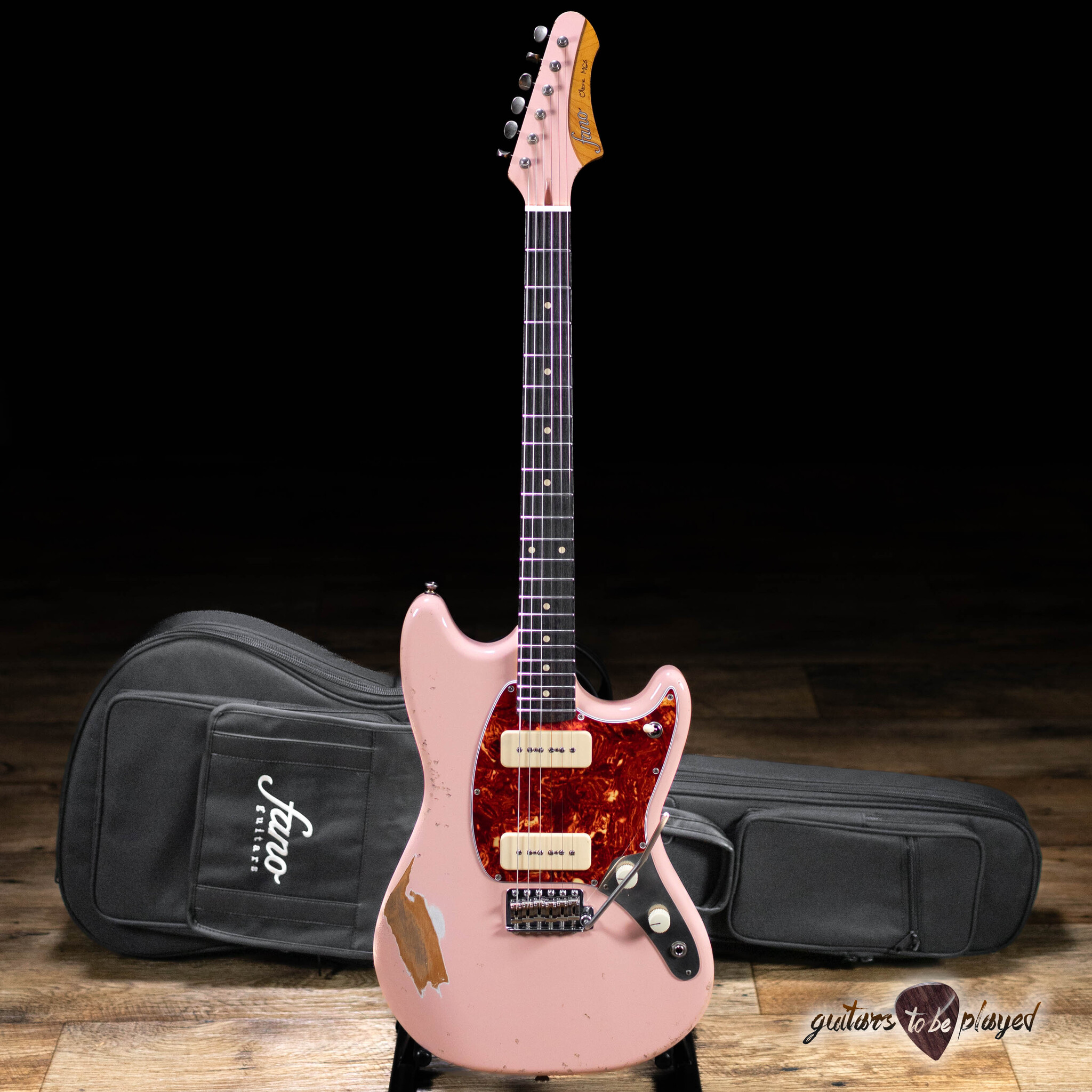Fano MG6 Oltre P-90 Electric Guitar w/ Gigbag – Shell Pink