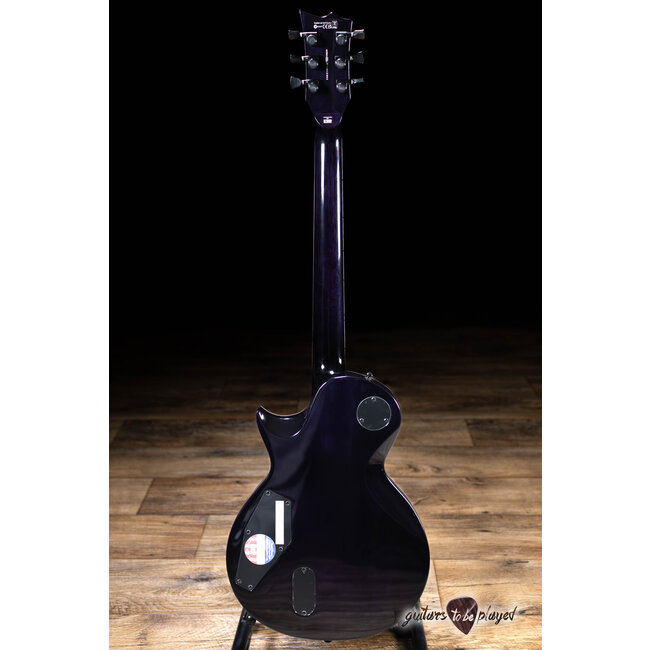 ESP LTD EC-1000 Quilted Maple EMG Guitar – See Thru Purple Sunburst