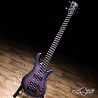 Spector Spector NS PULSE II 5 String Quilt Maple/Swamp Ash EMG Bass – Ultra Violet Matte