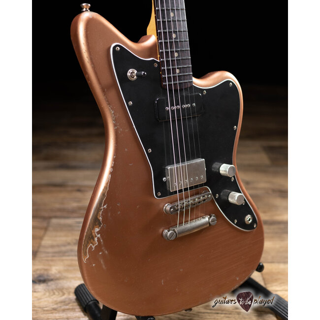 Fano JM6 Oltre Lollar P-90/Imperial Guitar w/ Gigbag – Copper Metallic