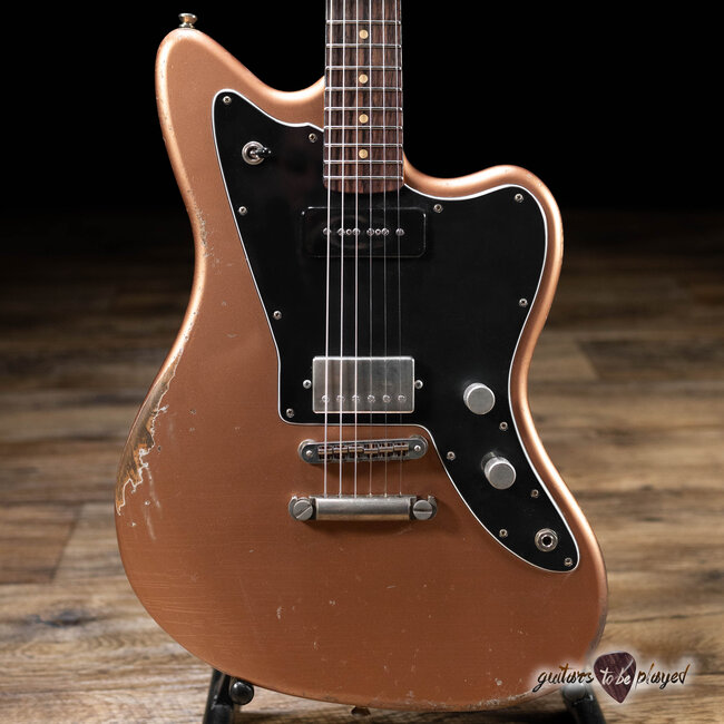 Fano JM6 Oltre Lollar P-90/Imperial Guitar w/ Gigbag – Copper Metallic