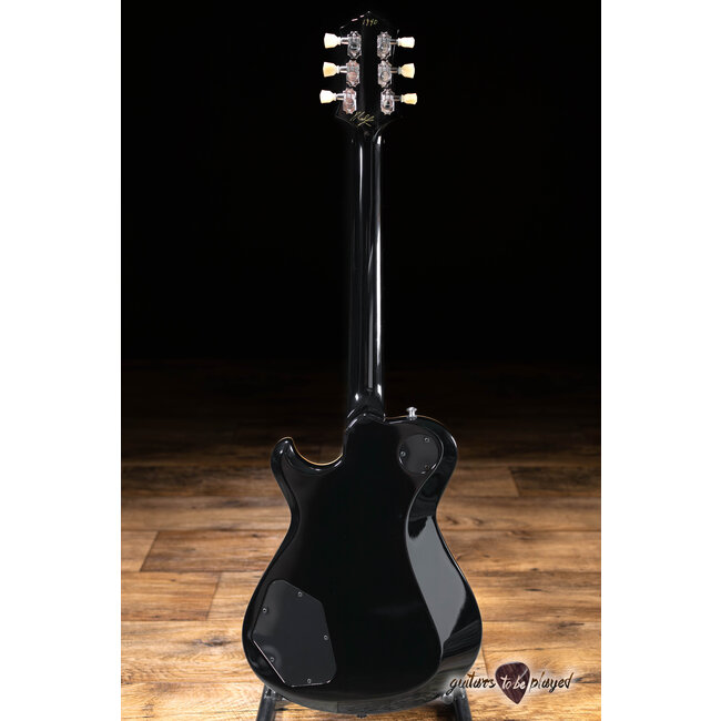 Knaggs Kenai T2 Flame Top Guitar w/ Brazilian Rosewood – Black Burst