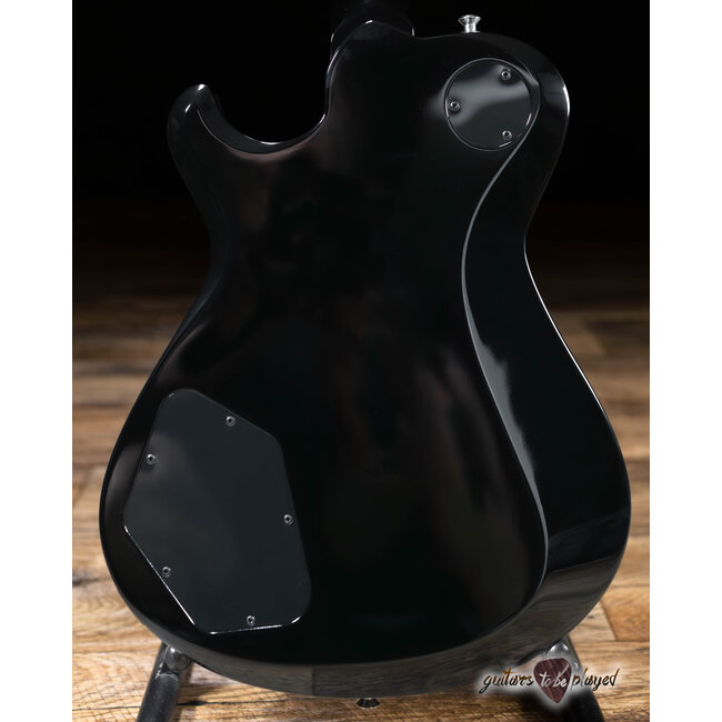 Knaggs Kenai T2 Flame Top Guitar w/ Brazilian Rosewood – Black Burst