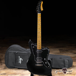 Fano Guitars Fano JM6 Oltre Maple Neck Humbucker Guitar w/ Gigbag – Bull Black