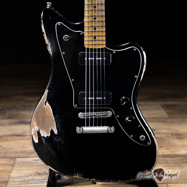 Fano JM6 Oltre Maple Neck P-90 Guitar w/ Gigbag – Bull Black