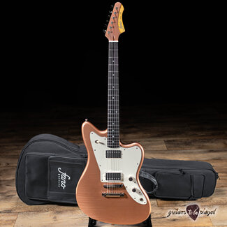 Fano Guitars Fano JM6 Oltre Lollar Imperial Humbucker Guitar w/ Gigbag – Copper Metallic
