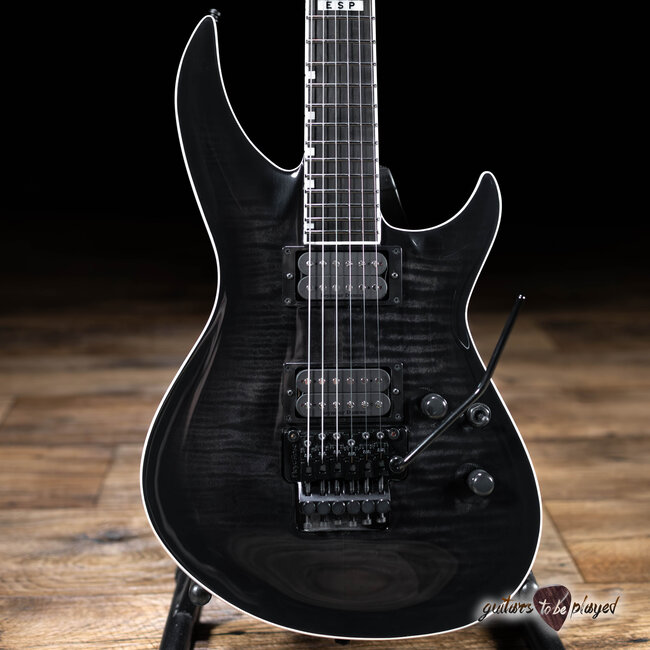 ESP E-II Horizon-III FR Floyd Rose Guitar w/ Case – See Thru Black Sunburst