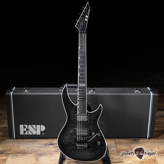 ESP ESP E-II Horizon-III FR Floyd Rose Guitar w/ Case - See Thru Black Sunburst