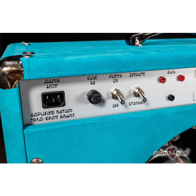 Amplified Nation Trem-Drive Deluxe 22W 112 Combo Amp – Turquoise Suede