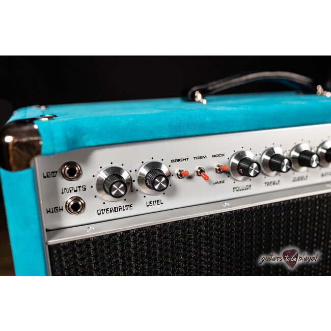 Amplified Nation Trem-Drive Deluxe 22W 112 Combo Amp – Turquoise Suede