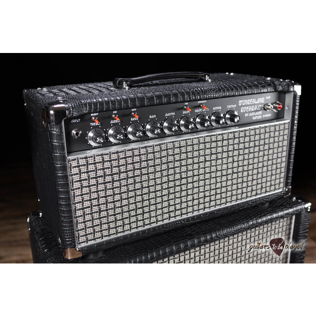 Amplified Nation Wonderland Overdrive V2 Tube-Rect. 50W Head & Cab – Black Croc