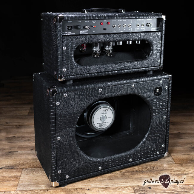 Amplified Nation Wonderland Overdrive V2 Tube-Rect. 50W Head & Cab – Black Croc