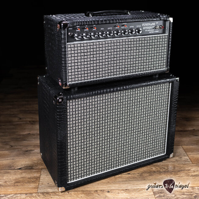 Amplified Nation Wonderland Overdrive V2 Tube-Rect. 50W Head & Cab – Black Croc