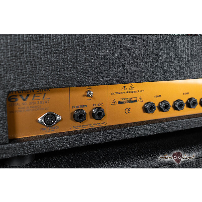 3rd Power Kitchen Sink 6VEL 40W Amp Head & 212 Cab – Black & Gold