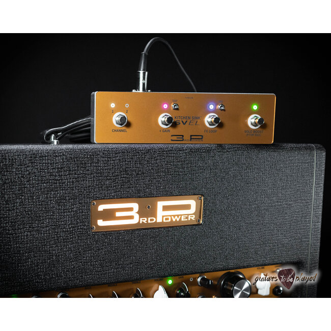 3rd Power Kitchen Sink 6VEL 40W Amp Head & 212 Cab – Black & Gold