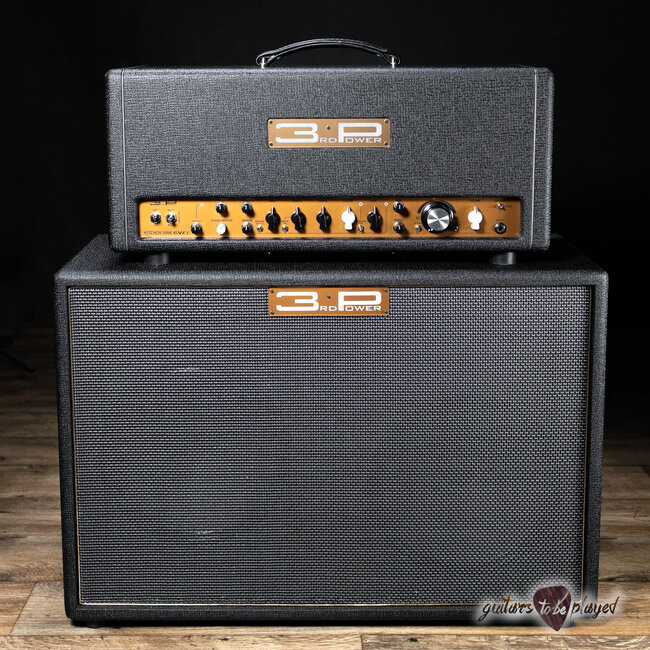 3rd Power Kitchen Sink 6VEL 40W Amp Head & 212 Cab – Black & Gold