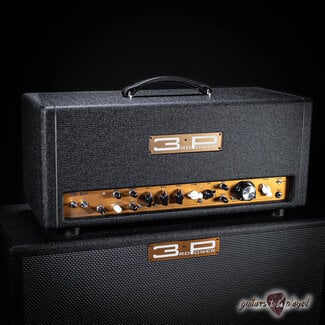 3rd Power Amplification 3rd Power Kitchen Sink 6VEL 40W Amp Head w/ 4-Button Footswitch – Black & Gold