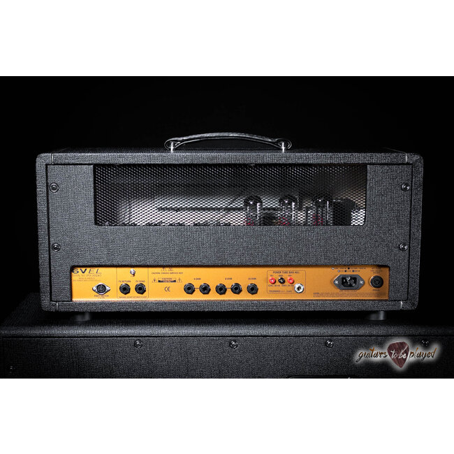 3rd Power Kitchen Sink 6VEL 40W Amp Head w/ 4-Button Footswitch – Black & Gold