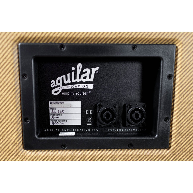 Aguilar SL 115 Super Light 400W, 8 ohm Limited Edition Bass Cab – Boss Tweed