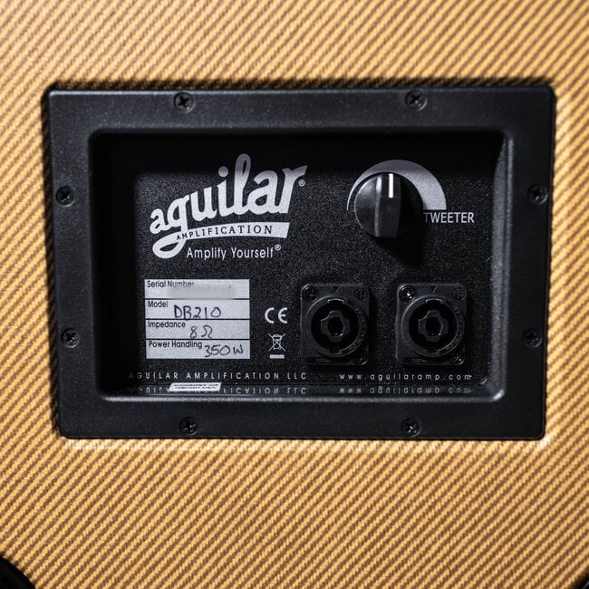 Aguilar DB 210 350W, 8 ohm Limited Edition Bass Cab – Boss Tweed